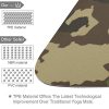Thick Yoga Mat Non Slip Army Green Camouflage