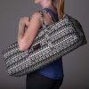Kindfolk Yoga Mat XL Duffel Bag Extra Large Patterned Canvas