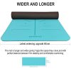 DAWAY Eco Friendly TPE Yoga Mat - Y8 Wide Thick