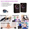 Yoga Practice with High-Density Yoga Block Set - Enhance Flexibility and Balance Anywhere! 🌈