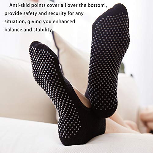 514hGJFYc4L Yoga Socks Non Slip Skid Pilates Ballet Barre with Grips