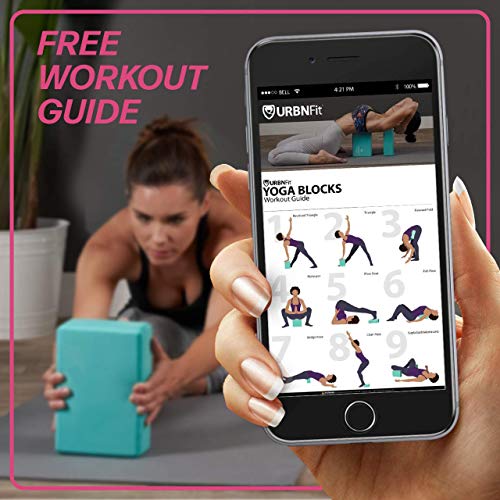 URBNFit Yoga Block - 1PC - Moisture Resistant High Density