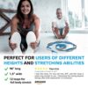 sport2people Stretching Strap for Yoga, Flexibility, Rehabilitation