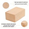 YuniMuse Cork Yoga Blocks 2 Pack 9"x6"x4"/3" Natural