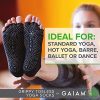 Gaiam Grippy Toeless Yoga Socks