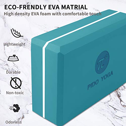 PIDO YOGA Block (Set of 2) - High Density EVA Foam Blocks
