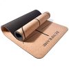 Cork Yoga Mat 1/3-Inch Thick with Alignment Lines