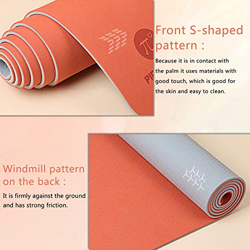 515VZSvt7HL Pido Yoga Mat - 1/4, 1/3 Inch Extra Thick Non Slip