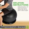 Gaiam Essentials Balance Ball, Base Kit, 65cm Yoga Ball Chair