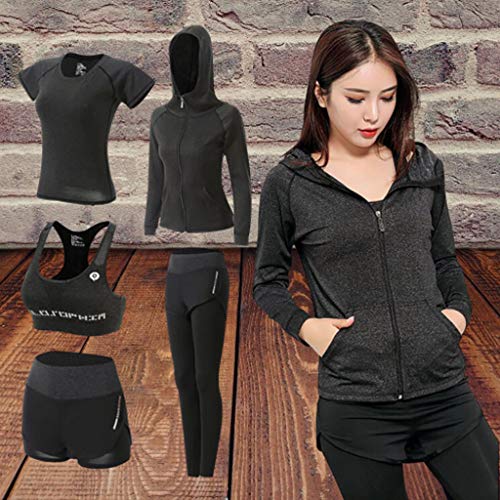 515k75hw4PL Womens Yoga Clothing Suit Fall/Winter Gym Set