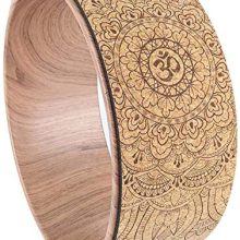 Eco-friendly yoga wheel for back pain relief and improved flexibility – perfect for stretching and yoga postures