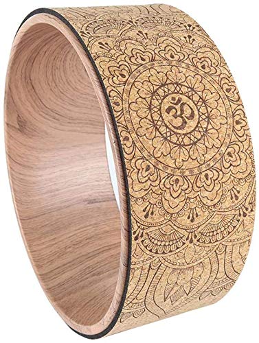 Eco-friendly yoga wheel for back pain relief and improved flexibility – perfect for stretching and yoga postures