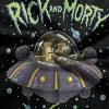Rick and Morty UFO Highly Absorbent Hand Towel - Soft and Breathable for Bath, Gym, Travel, Kitchen & More