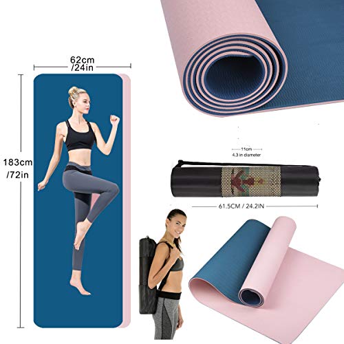 515vTI-pr6L ๐ Ultimate Comfort & Grip: Thickened Non-Slip Yoga Mat for All Levels! ๐