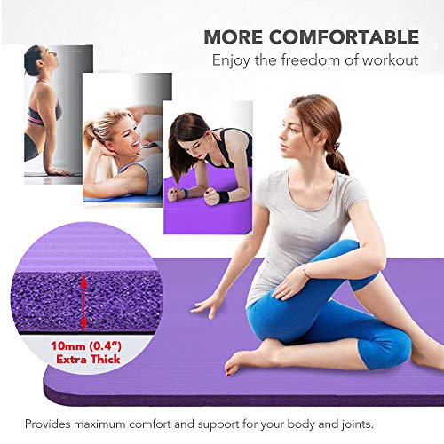 Eco Non-Slip Yoga Mat Exercise Fitness Mat