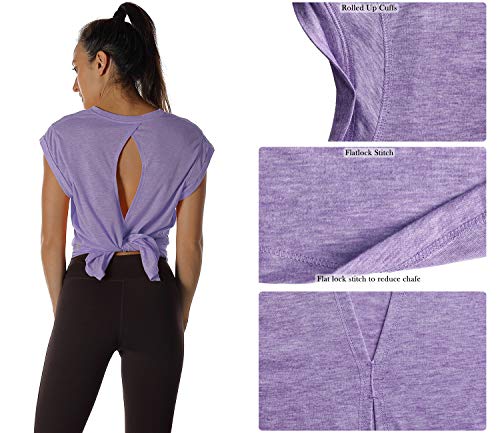 516+054tC-L Yoga t-Shirts Activewear Exercise Tops for Women