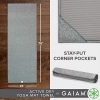 Gaiam Yoga Towel - Mat Sized Active Dry Non Slip