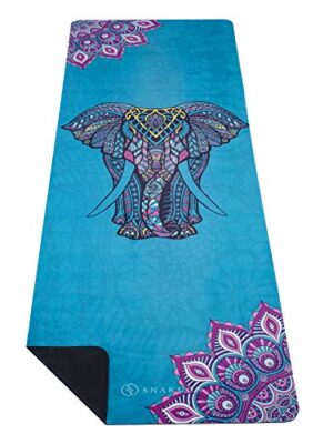 SNΛKUGΛ All-in-One Yoga Mat | Luxury Sweat-Grip Mat/Towel Combo