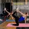 🧘‍♀️ Luxury Yoga Towel with Corner Pockets – Perfect for Hot Yoga, Pilates, and Fitness! 🌟