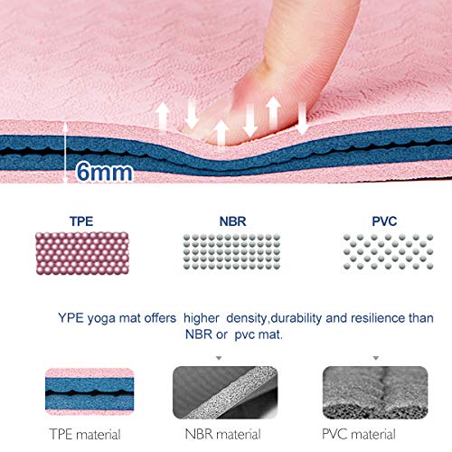 517hr7qMljL ๐ Ultimate Comfort & Grip: Thickened Non-Slip Yoga Mat for All Levels! ๐