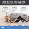 Chirp Plexus 6” Deep Tissue Wheel+ for Back Pain