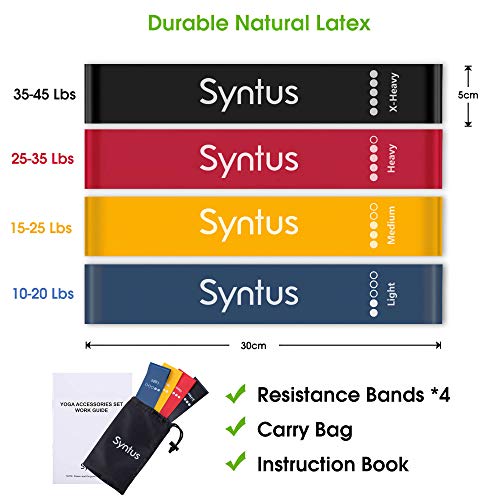 518C-aIYHBL Syntus 9-in-1 Yoga Set, 1 Yoga Strap with 12 Loops