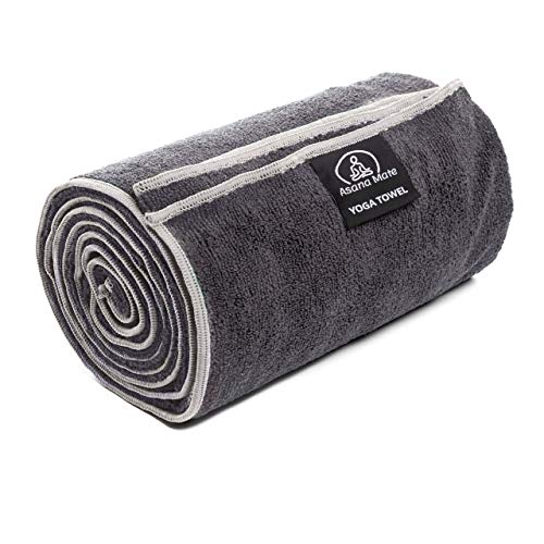 Asana Mate Microfiber Yoga Towel 26 x 72 Non Slip