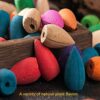 300 pcs Backflow Incense Cones, 5 Mixed Natural Scents