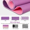 Yoga Mat for Women, 1/4 Inch Thick High Density