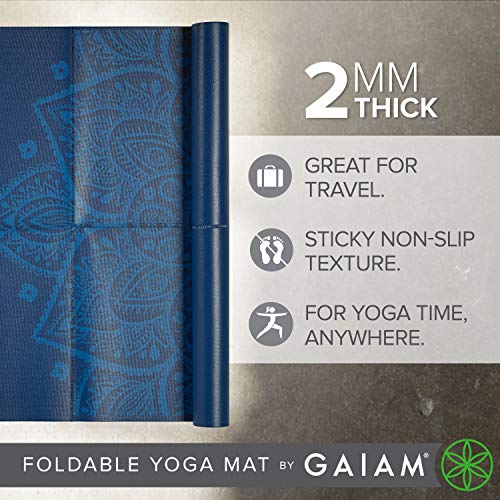 518nYQJRHoL Gaiam Yoga Mat Folding Travel Fitness , Exercise Mat
