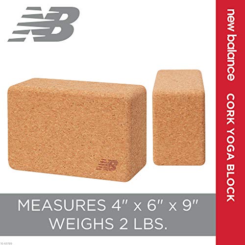 New Balance Cork Yoga Block - Natural Eco Yoga Brick
