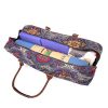 Boence Yoga Bag, Printed Canvas Large Yoga Mat Tote Bag