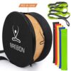 Brebon Yoga Wheel Set,Back Roller,Chirp Wheel 3 Pack