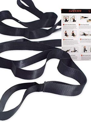 SANKUU 12 Loops Yoga Stretch Strap for Physical Therapy