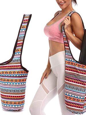 Yoga Mat Bag with Large Size Pocket and Zipper Pocket