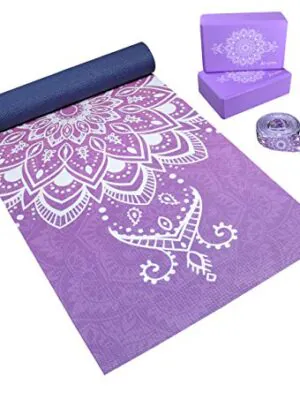 Yoga Set Kit 4 Piece Mandala Print