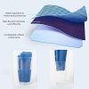 5 Pack Cooling Towels – Soft, Breathable & Quick Dry Microfiber Towels for Gym, Yoga, Running, and More