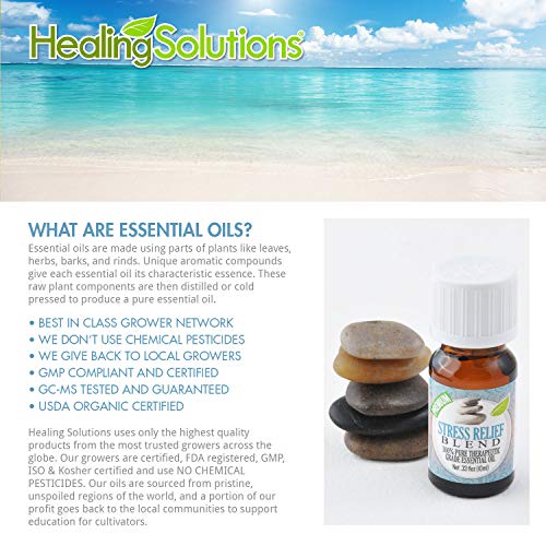 51AC89QK9tL Stress Relief Blend Essential Oil - 100% Pure Therapeutic