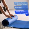 🧘‍♀️ HemingWeigh Extra-Thick High-Density Yoga Mat – Ultimate Comfort & Support!