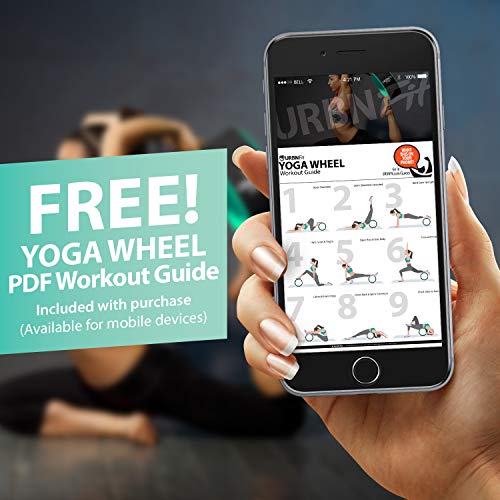 URBNFit Yoga Wheel and Strap Set - Designed for Yoga Wheel Pose