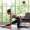 Dakini Wellness Cork Yoga Block 2 Pack with Yoga Strap Set