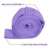 MJIYA Yoga Stretch Exercise Strap with 10 Flexible Loops