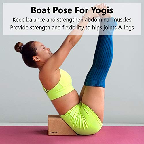 51B64MsK8TL Yoga Block Wedge Block for Wrist Support Calf Stretch