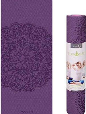 Body Alignment Yoga Mat - Pro Yoga Mat Eco Friendly