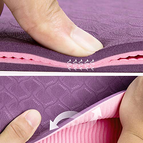 51C0xqa9hML Yoga Mat Premium 8mm Thick Fitness Mat