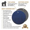 Premium Extra Large Exercise Mat - 8' x 4' x 1/4" Ultra Durable