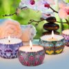 Experience Tranquility with Our Floral Scented Candle Gift Set