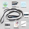 A AZURELIFE Stretch Strap with 11 Loops