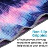 ADORENCE Non Slip Yoga Towel (Upgraded PVC Grippies+Side Pockets)