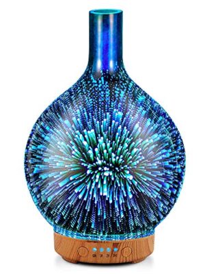Porseme 3D Essential Oil Diffuser Cool Mist Humidifier